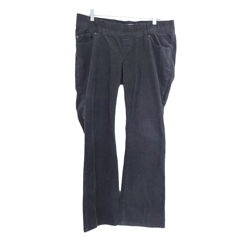 Old Navy Maternity Corduroy Pants Gray Size 8 Bootcut Casual Pant Pregnancy